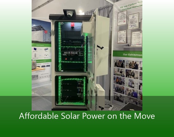 Affordable Solar Power on the Move